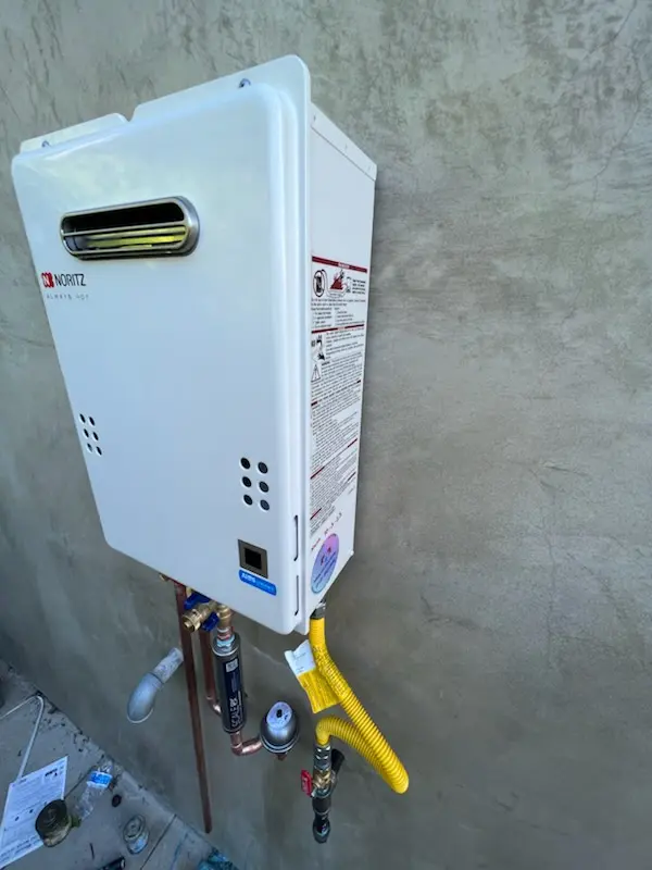 Tankless water heater installation for Pacolet Park homes